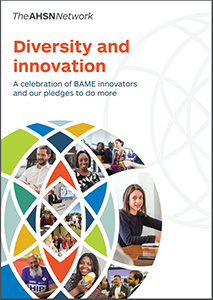 AHSN diversity and innovation report brochure cover WEB