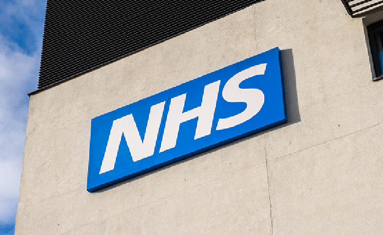 NHS sign