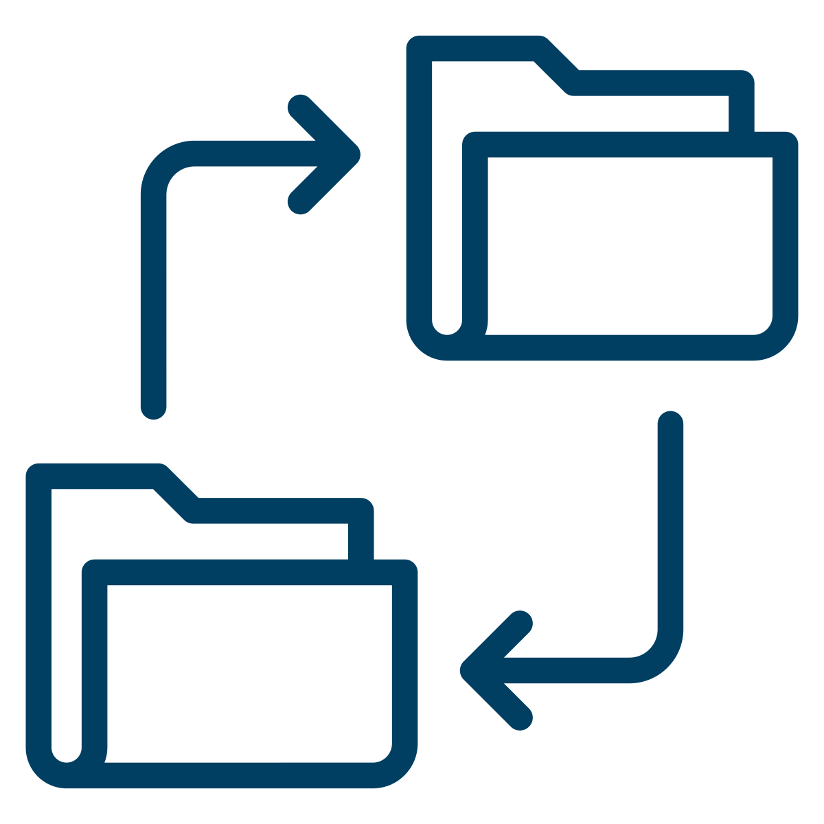 Data transfer icon
