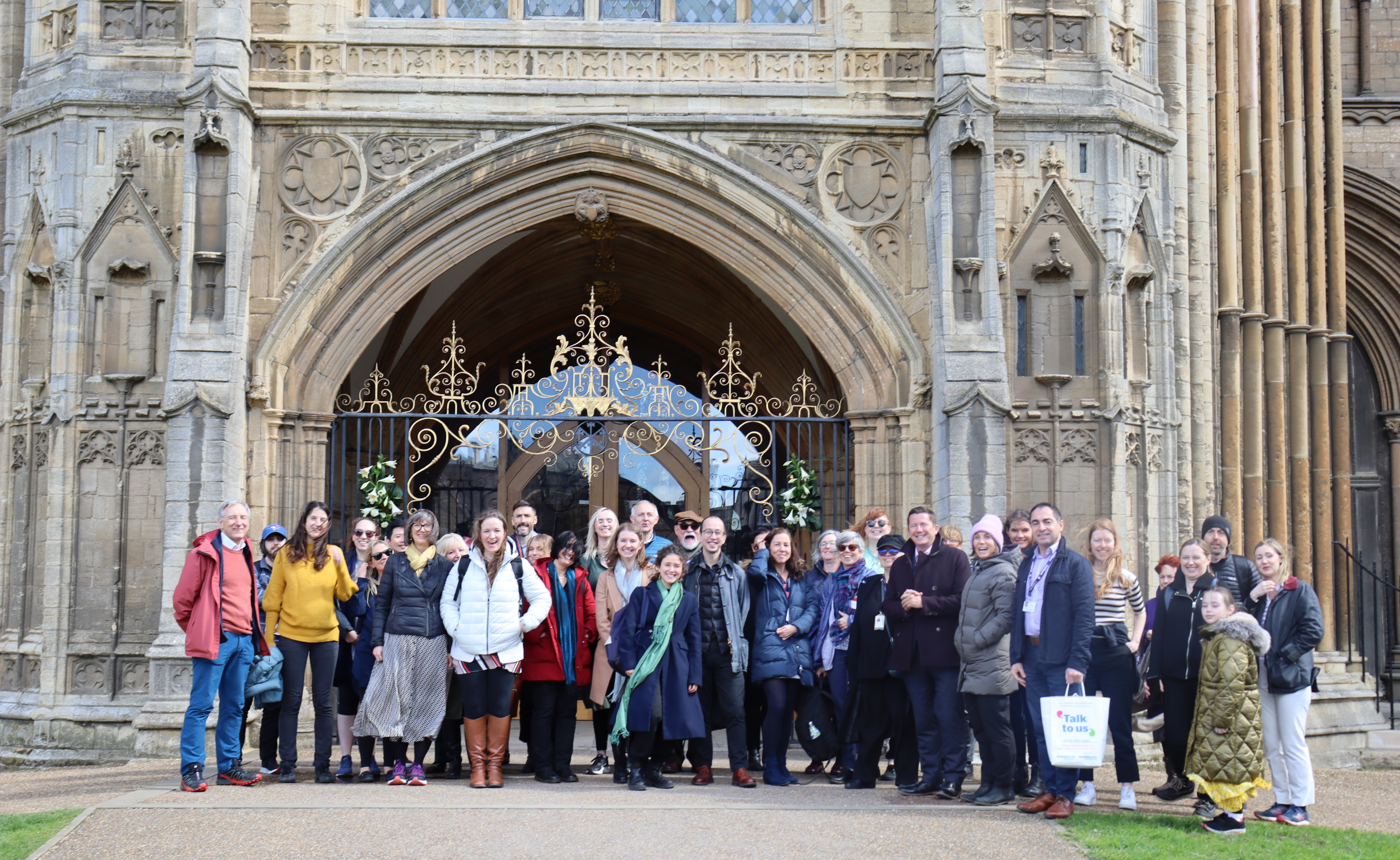 ARC East of England staff stand outside together