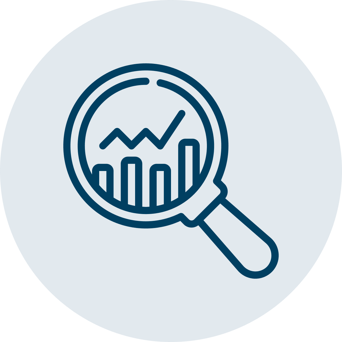 Data analysis icon
