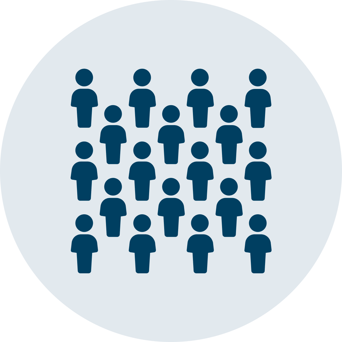 Icon of lots of people